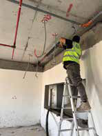 HVAC works for Cluster Building 1